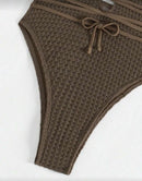 Swim Maiô de Uma Peça – Decote Sexy com Tiras Cruzadas