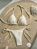 Conjunto de Biquíni de Duas Peças com Sutiã Halter