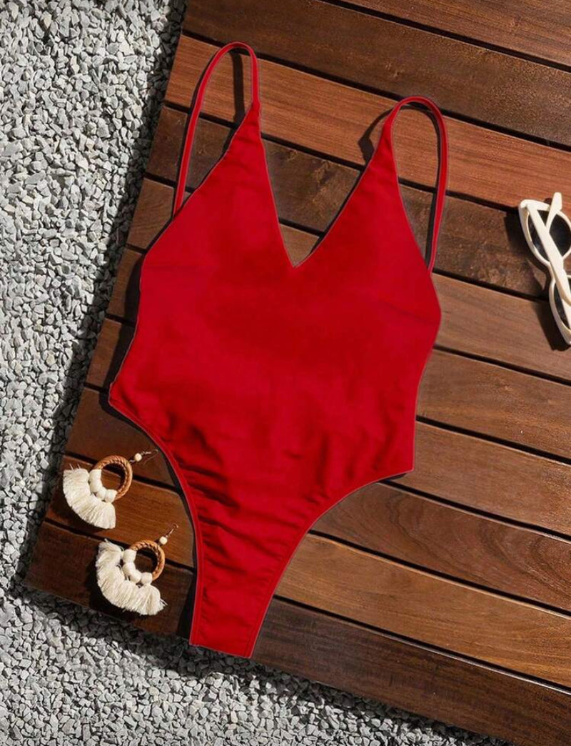 👙 Swim Basics Fato de Banho de Uma Peça – Conforto e Estilo Minimalista