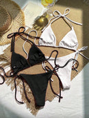 👙 Swim Mod 2 Conjuntos de Maiô Bikini – Alça Canelada Feminino