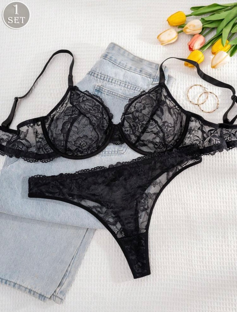 Conjunto de Sutiã e Calcinha Plus Size