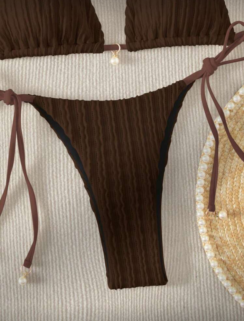 Conjunto de Biquíni de Duas Peças com Sutiã Halter