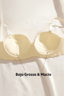 Sutiã Push Up Bege – Sem Costura e Sem Arame