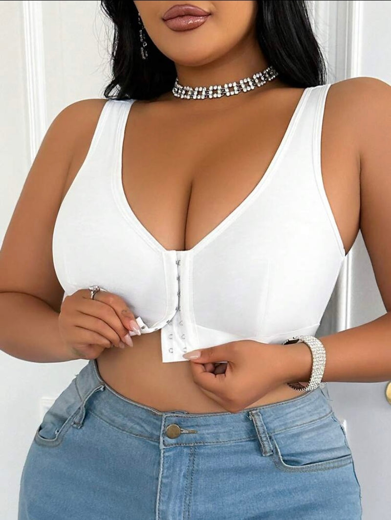 Sutiã Plus Size com Fechamento Frontal