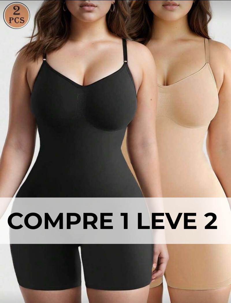 🌟 COMPRE 1 LEVE 2 Conjunto de Bodysuit Sem Costura Modelador Feminino