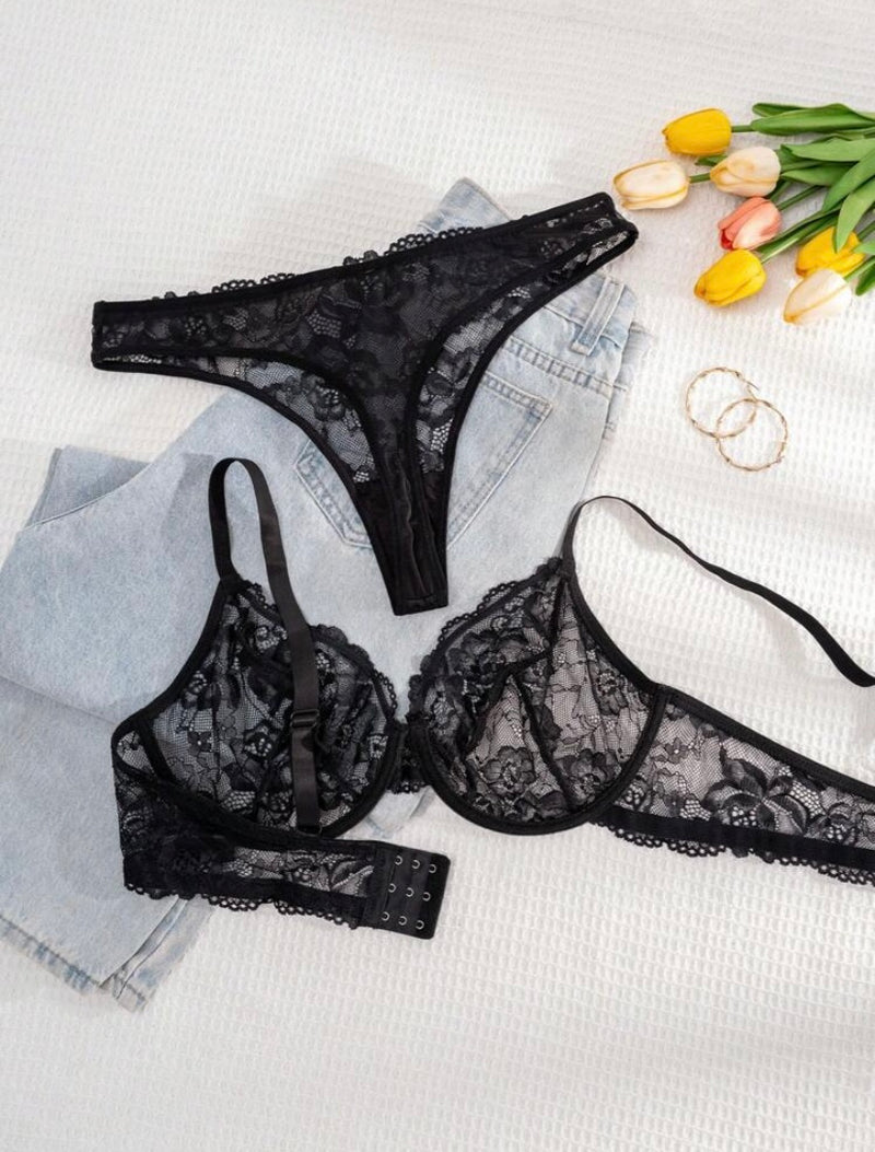 Conjunto de Sutiã e Calcinha Plus Size