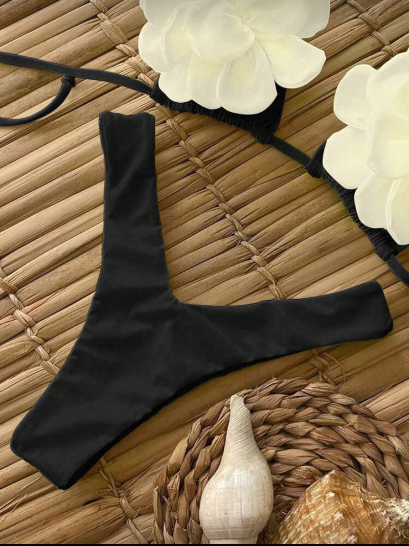 👙 Maiô Bikini Feminino Sexy Oficial Polovedo – Design Floral Sólido