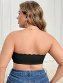 Sutiã Bandeau Plus Size – Sem Arame e com Fechamento Frontal