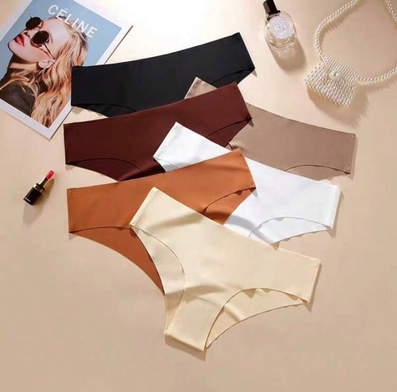 Kit com 7 Calcinhas Sem Costura – Corte a Laser