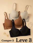 Compre 2 LEVE 3  – Sutiã Sem Fio e Sem Costura para Uso Diário