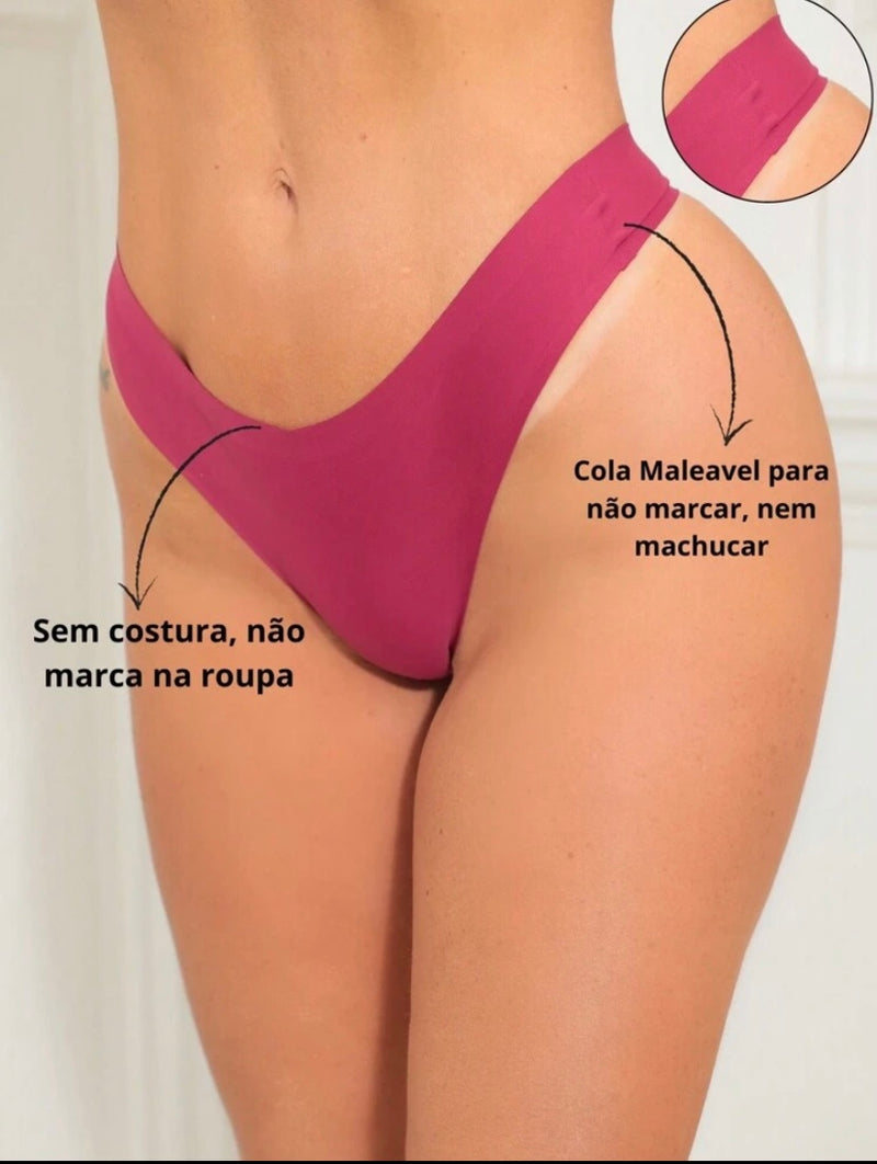 Kit com 7 Calcinhas Fio Dental – Sem Costura e Corte a Laser