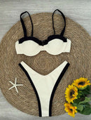 👙 Maiô Bikini Sexy Colorblock – Marca Polovedo para Mulheres