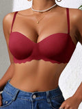 Sutiã Push Up Bege – Sem Costura e Sem Arame